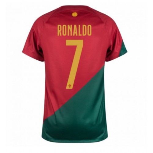 Portugal Cristiano Ronaldo #7 Replica Home Shirt World Cup 2022 Short Sleeve